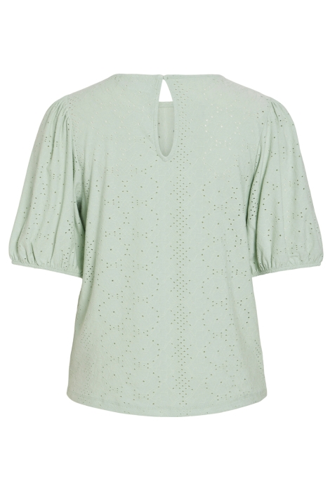 Vila vikally o-neck 2/4 top - noos